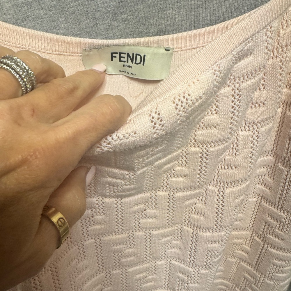 Fendi Blush Knit dress